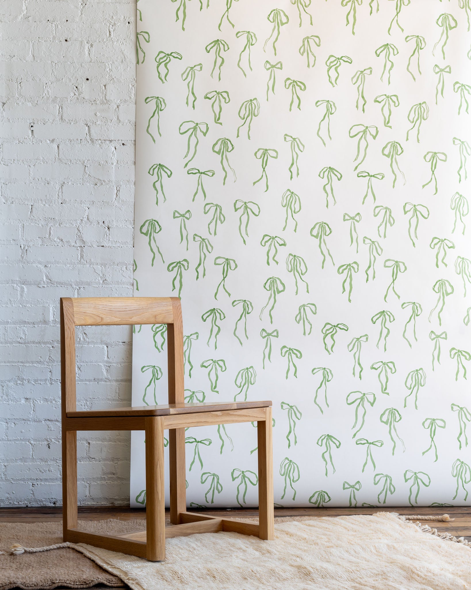 Bow Wallpaper | Coquette Design | 8 Colors – Poppy Print Studio