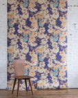 Big Peony - Cosmic Grasscloth Wallpaper