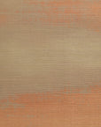 Subtle gradient wallpaper with woven texture, blending warm beige and soft terracotta tones for an earthy, organic look.