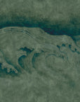 Wave - Kelp Silk Wallpaper