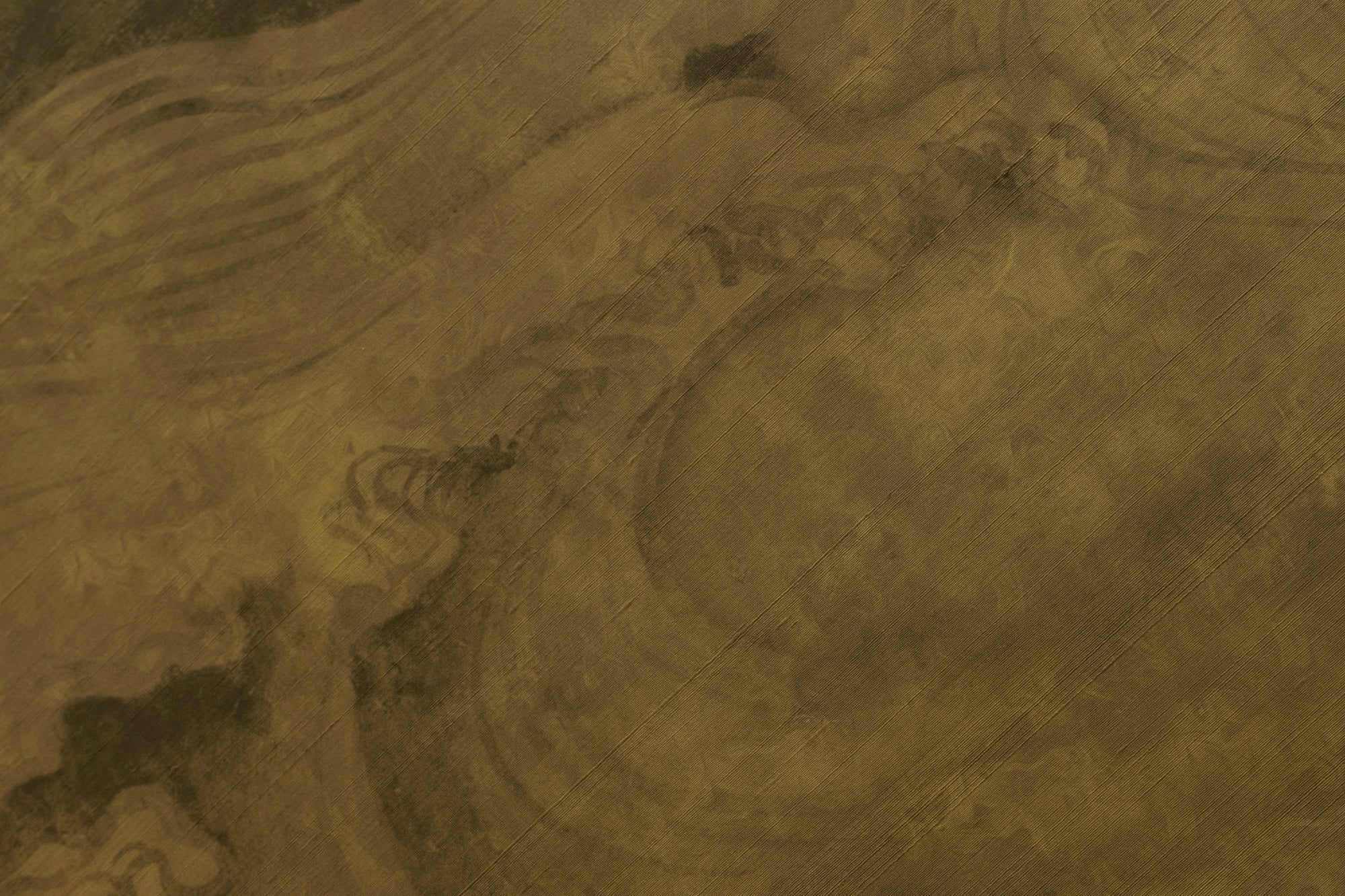 Wave - Brass Silk Wallpaper