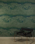 Wave - Kelp Silk Wallpaper