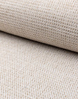 Beige herringbone outdoor fabric by the yard, rolled bolt view