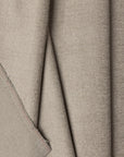 Gray chenille upholstery fabric by the yard, folded showing drape and weight