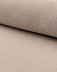 Beige velveteen upholstery fabric by the yard, rolled bolt view