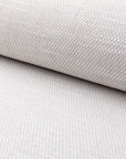 Beige basketweave upholstery fabric by the yard, rolled bolt view