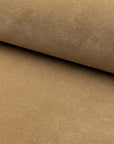 Gold velvet upholstery fabric by the yard, rolled bolt view