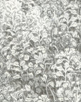Light botanical wallpaper with a delicate hand-drawn foliage design