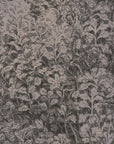 Sophisticated botanical wallpaper in a muted mauve shade with hand-drawn foliage illustrations, blending vintage charm with modern elegance.
