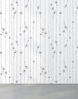 Mountain Rose - White Type II Commercial Wallcovering
