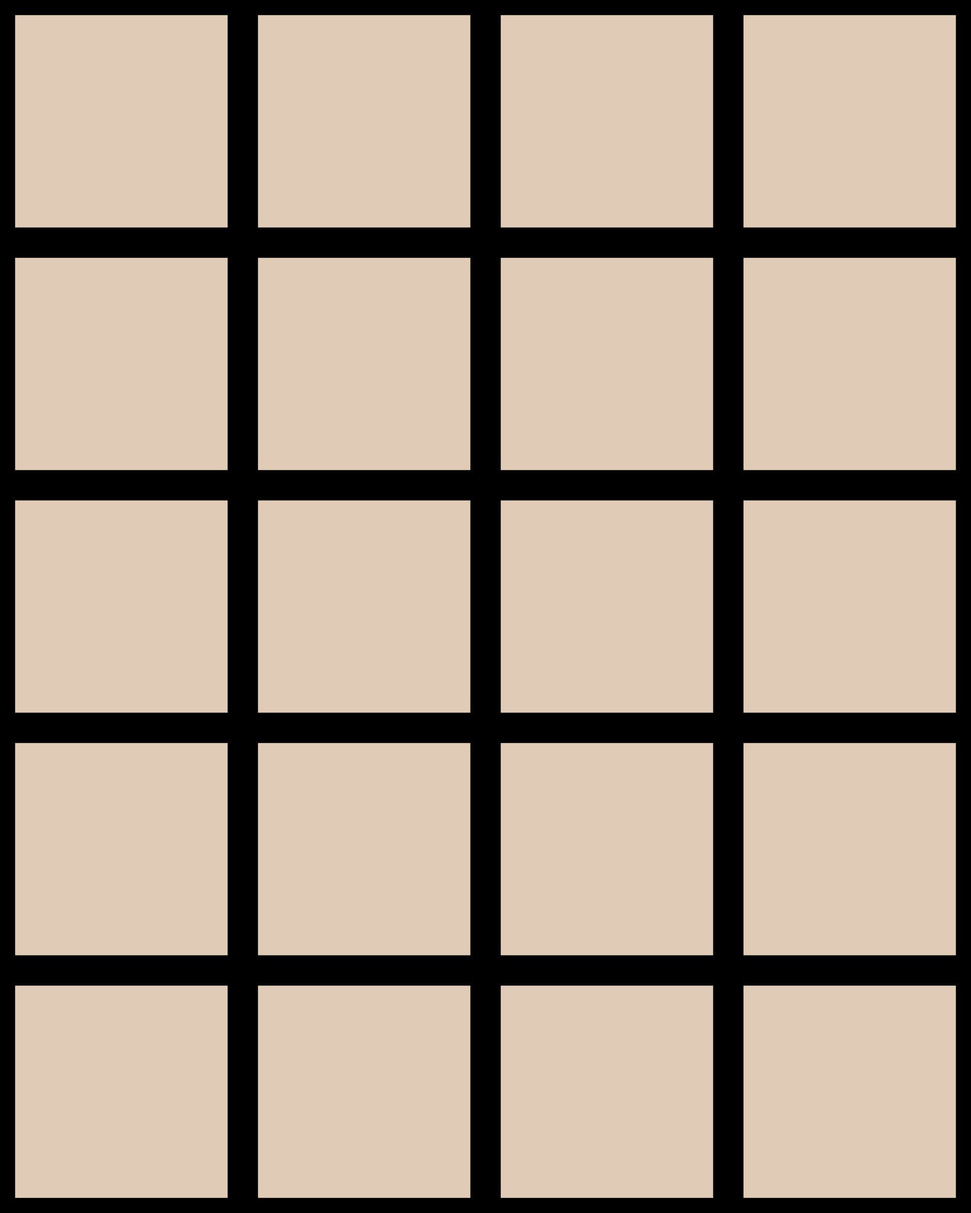 Grid - Small Bold Tan Type II Commercial Wallcovering