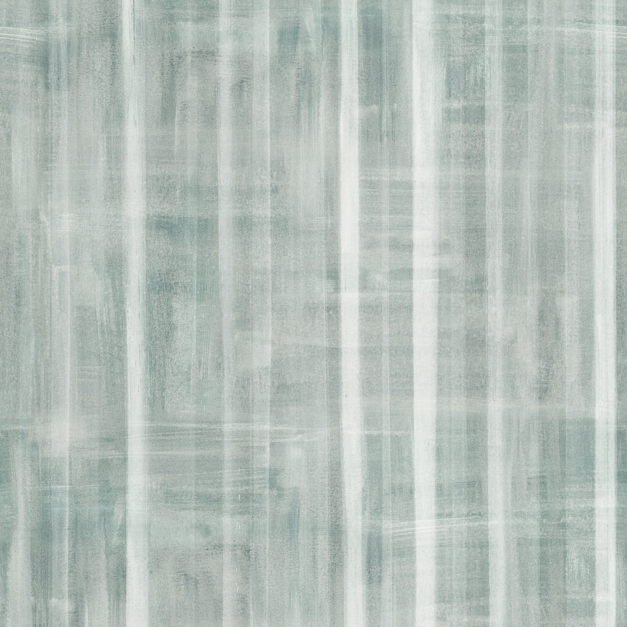 Abstract lines wallpaper with vertical brushstroke stripes in varying shades of green, creating a soft, textured appearance.
