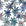 Blue and white floral wallpaper pattern design
