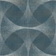  Modern geometric wallpaper with four rounded navy blue diamond shapes radiating from the center on a dotted background with contrasting  navy areas.