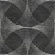 Contemporary wallpaper in black with delicate white dot patterns arranged in fluid, interconnected shapes, offering a bold and sophisticated contrast.