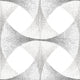 High-contrast black-and-white wallpaper with a complex dot matrix pattern forming geometric curves, lending a minimalist yet dynamic aesthetic.