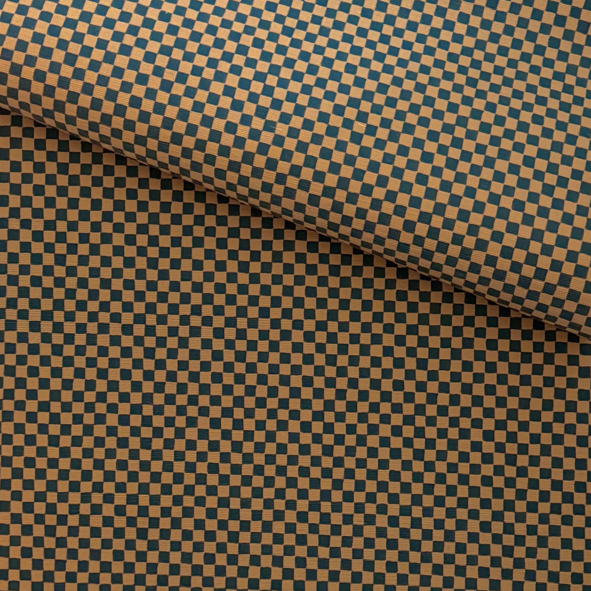 Checkered Wallpaper | Grasscloth & Contract Grade – Poppy Print Studio