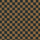 Close-up of deep brown and black checkered grasscloth wallpaper, showcasing its woven texture and subtle variations in color.