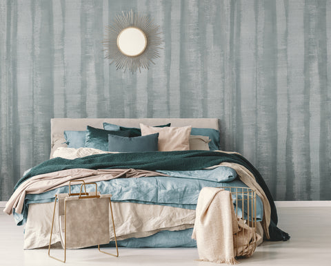 Striation - Rain Pearlescent Wallpaper