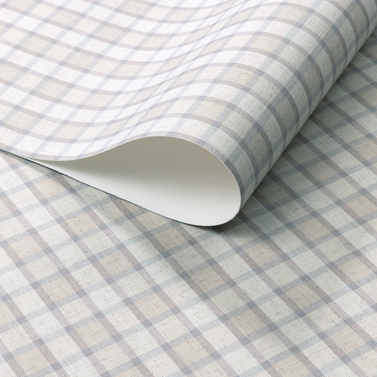 Get Check Plaid Wallpaper – Bold Vintage Checks on Linen – Poppy Print ...