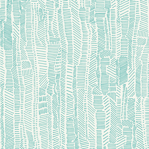 Linear Field - Aqua Type II Commercial Wallcovering