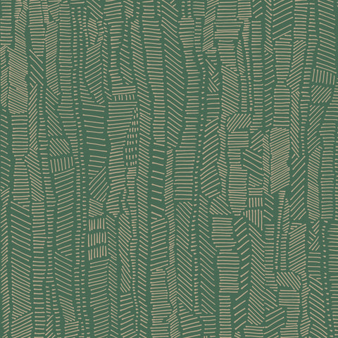 Linear Field - Gilt Green Type II Commercial Wallcovering