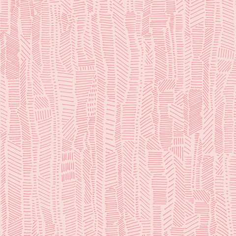 Linear Field - Powder Pink Type II Commercial Wallcovering