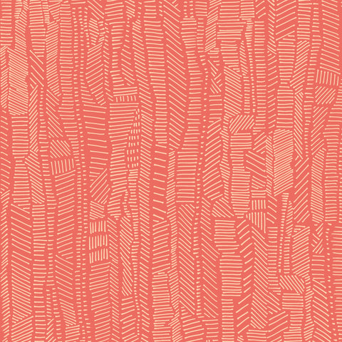 Linear Field - Sun Bleached Coral Type II Commercial Wallcovering