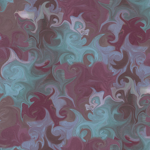 Marbled Ink - Cool Plum Wallpaper