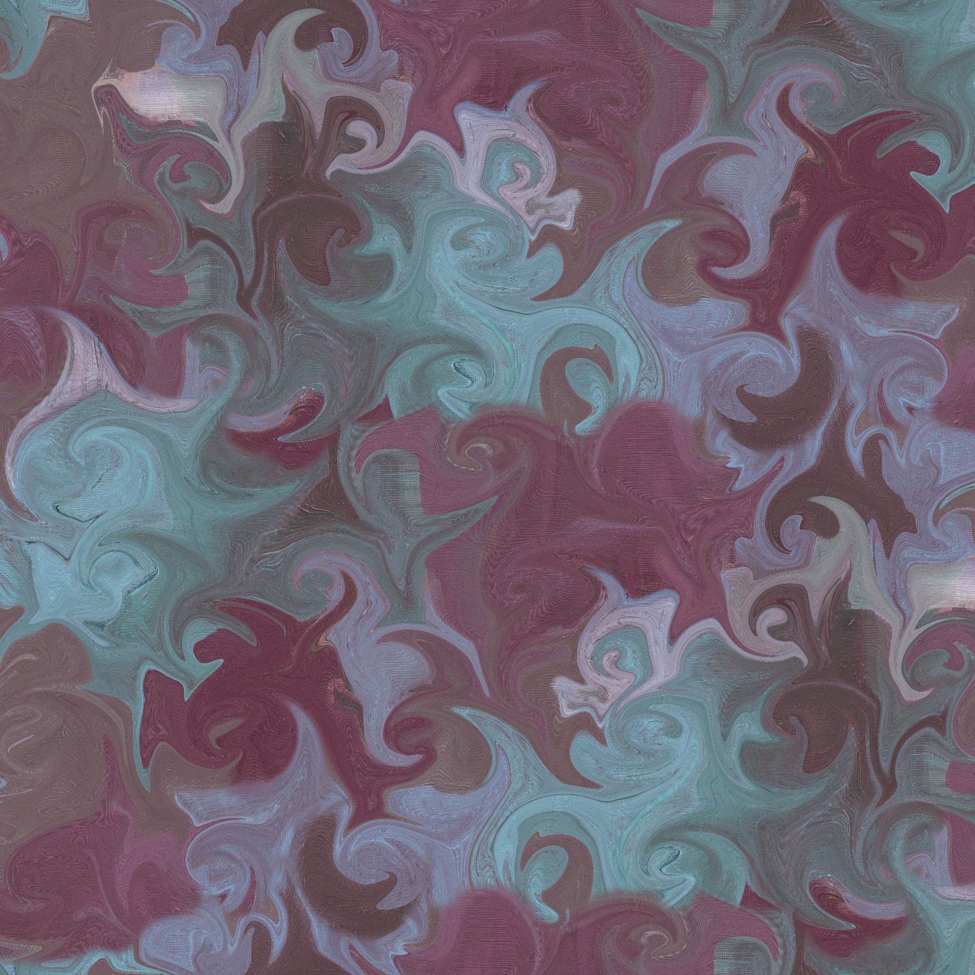 Marbled Ink Cool Plum Wallpaper — Roll Sale