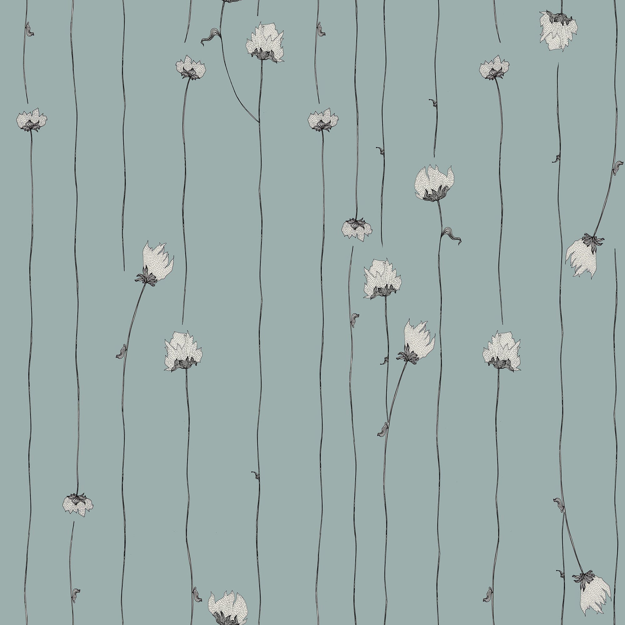 Mountain Rose Peace Wallpaper — Roll Sale