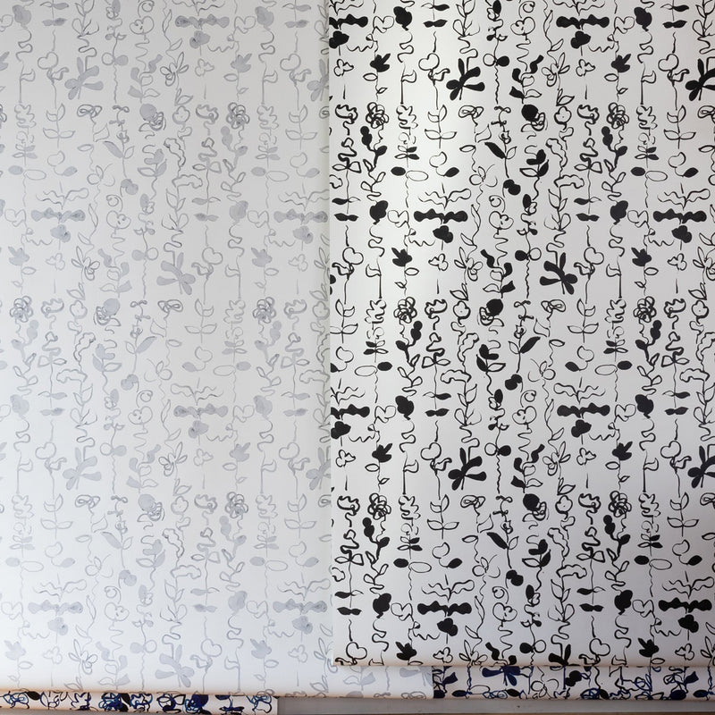 Poppy Print Studio Checker Olivine Wallpaper