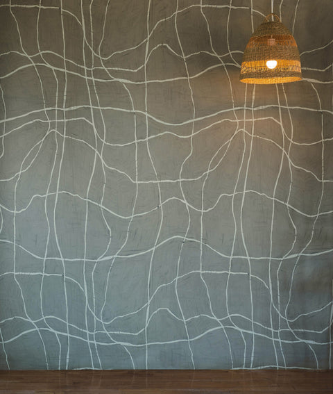 Warp & Weft - Stone Wallpaper