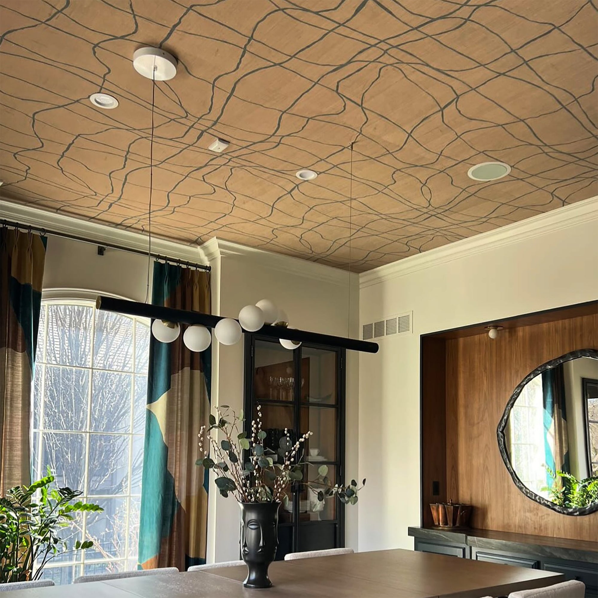 Warp & Weft Sandalwood Wallpaper — Roll Sale