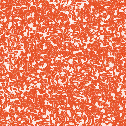 Samba - Orange Coral Wallpaper