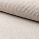 Beige herringbone outdoor fabric by the yard, rolled bolt view
