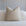 Cream and tan checkerboard chenille jacquard throw pillow, 20-inch square
