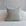 Olive green and cream checkerboard chenille jacquard throw pillow, 20-inch square