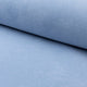 Light blue velveteen upholstery fabric by the yard, rolled bolt view