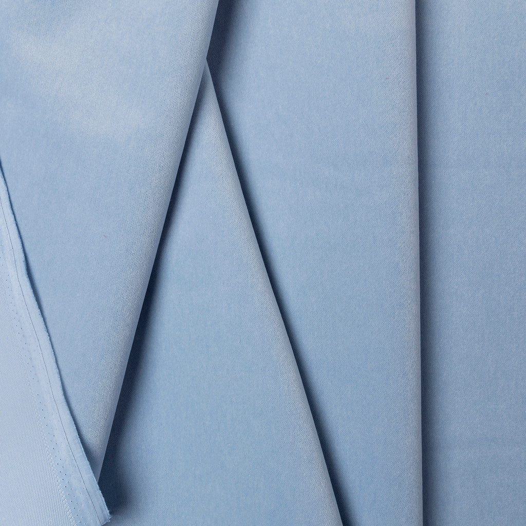 Cy Alice Blue Velveteen Fabric by the Yard | Poppy – Poppy Print Studio