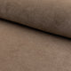 Tan velveteen upholstery fabric by the yard, rolled bolt view