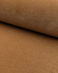 Brown velveteen upholstery fabric by the yard, rolled bolt view