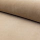Tan velveteen upholstery fabric by the yard, rolled bolt view
