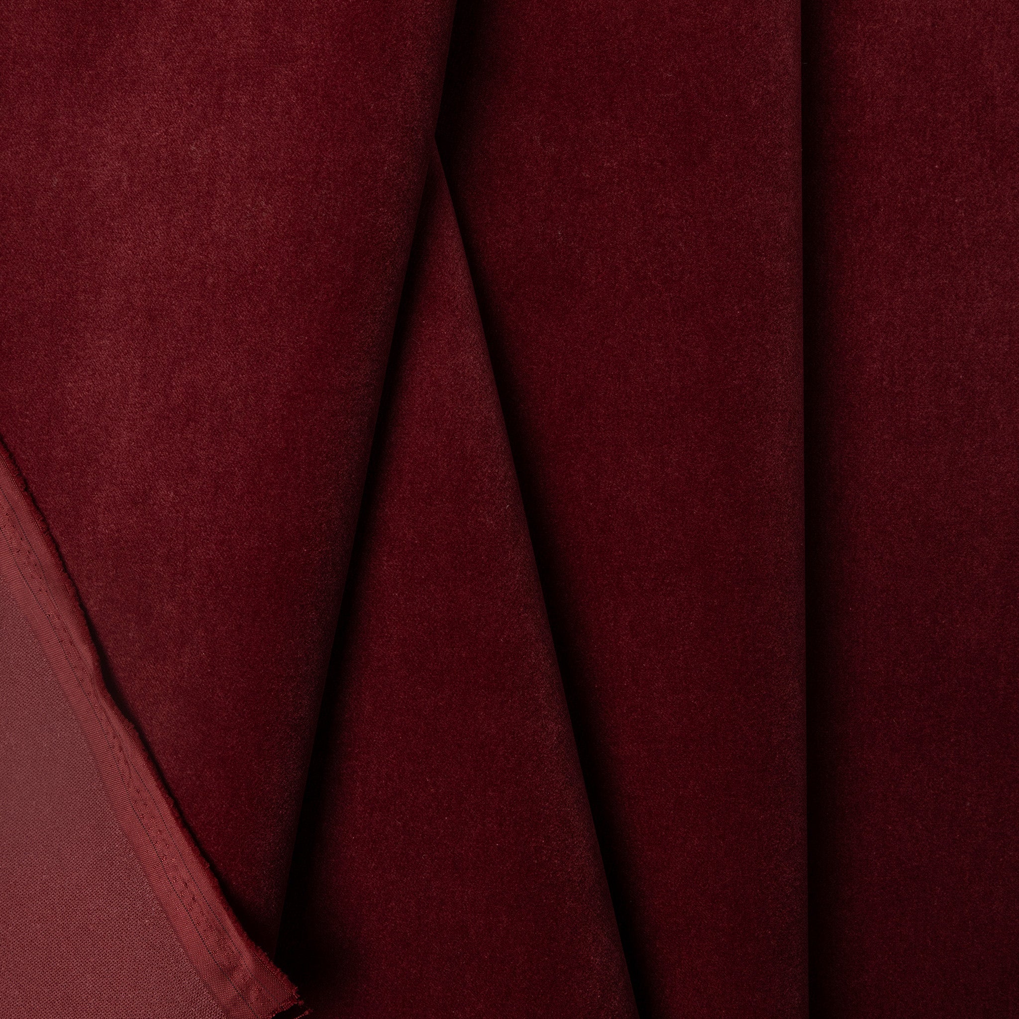 Cy Garnet Velveteen Fabric by the Yard | Poppy – Poppy Print Studio