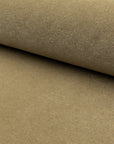 Olive green velveteen upholstery fabric by the yard, rolled bolt view
