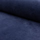 Navy velveteen upholstery fabric by the yard, rolled bolt view