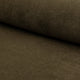 Green velveteen upholstery fabric by the yard, rolled bolt view