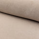 Beige velveteen upholstery fabric by the yard, rolled bolt view