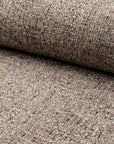 Brown marled chenille outdoor fabric by the yard, rolled bolt view