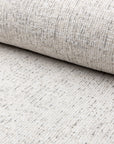 Gray marled chenille outdoor fabric by the yard, rolled bolt view